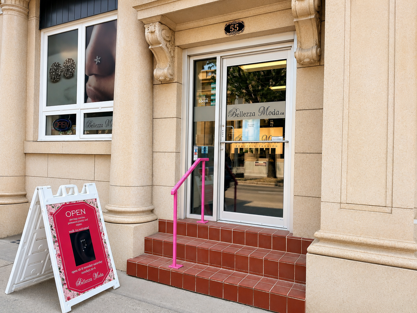 Bellezza Moda Moose Jaw exterior at 55 High St W